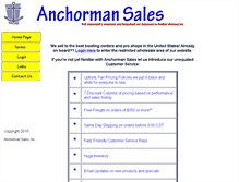 Tablet Screenshot of anchorman.com